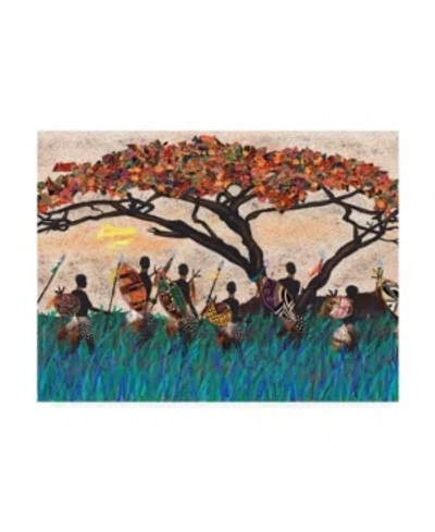 Trademark Global Alonzo Saunders Planes Of Africa Iii Canvas Art In Multi