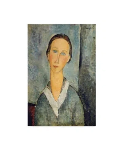 Trademark Global Amedeo Modigliani Girl In A Sailors Blouse, 1918 Canvas Art In Multi