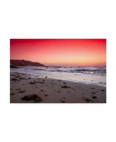 Trademark Global Beata Czyzowska Young Bc Red Sunrise Canvas Art In Multi