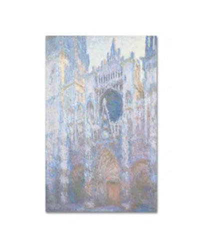 Trademark Global Claude Monet 'rouen Cathedral West Facade 1894' Canvas Art In Multi