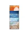 Trademark Global Color Bakery 'beach Moonrise Ii' Canvas Art In Multi
