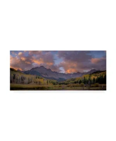 Trademark Global Dan Ballard Forest 2 Mountains Canvas Art In Multi