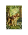 Trademark Global Dan Craig Beagles And Duck Canvas Art In Multi
