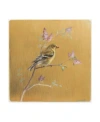Trademark Global Danhui Nai Female Goldfinch On Gold Canvas Art In Multi