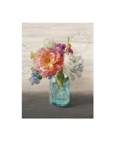Trademark Global Danhui Nai French Cottage Bouquet I Crop Canvas Art In Multi