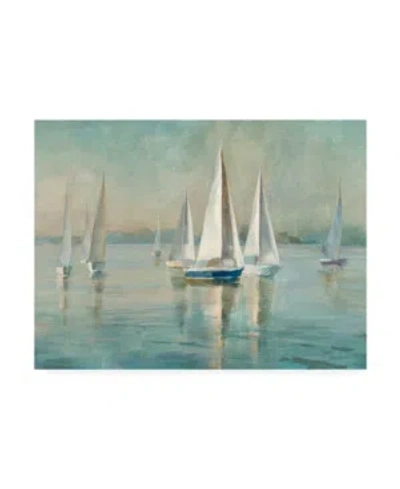 Trademark Global Danhui Nai Sailboats At Sunrise Canvas Art In Multi