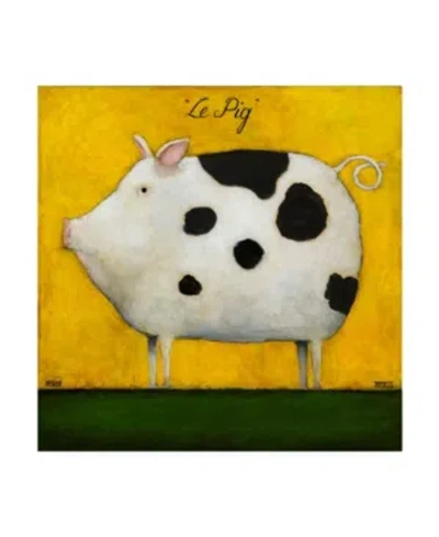 Trademark Global Daniel Patrick Kessler Le Pig 1 Canvas Art In Multi