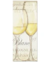 Trademark Global Daphne Brissonnet 'les Blancs' 10" X 24" Canvas Print In Multiple