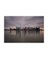 Trademark Global David Ayash Dawn Over Downtown Manhattan Canvas Art In Multi