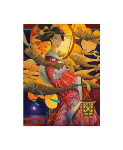 Trademark Global David Galchutt The Evening Stroll Canvas Art In Multi