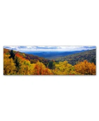 Trademark Global Doug Cavanah 'autumn Forest' Canvas Art In Multi