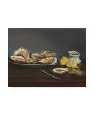 Trademark Global Edouard Manet 'oysters' Canvas Art In Multi