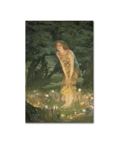 Trademark Global Edward Robert Hughes 'midsummer Eve' Canvas Art In Multi