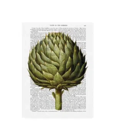 Trademark Global Fab Funky Globe Artichoke Print 2 Canvas Art In Multi