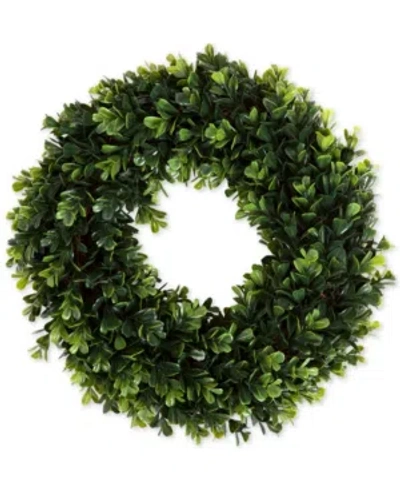 Trademark Global Faux Boxwood 12" Wreath In Green