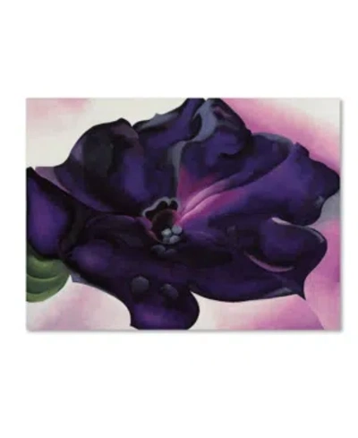 Trademark Global Georgia O'keefe 'petunia' Canvas Art In Multi