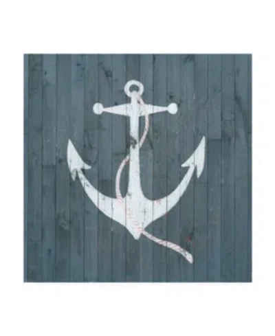 Trademark Global Grace Popp Nautical Plank Iv Canvas Art In Multi