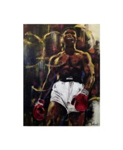 Trademark Global Gregg Degroat 'muhammad Ali' Canvas Art In Multi