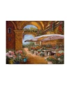 Trademark Global Guido Borelli 'il Mercato Sotto I Portici' Canvas Art In Multi
