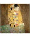 Trademark Global Gustav Klimt 'the Kiss 1907-8' Canvas Art In No Color