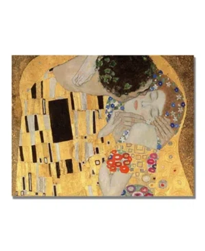 Trademark Global Gustav Klimt 'the Kiss' Canvas Art In Multi