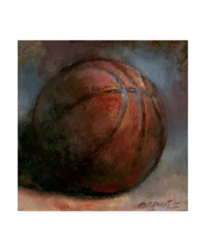 Trademark Global Hall Groat Ii 'basketball' Canvas Art In Multi