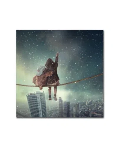 Trademark Global Hardibudi 'let It Snow' Canvas Art In Multi