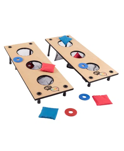 Trademark Global Hey Play 2-in-1 Washer Pitch And Beanbag Toss Set In Multi