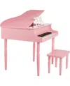 Trademark Global Hey Play 30 Key Mini Grand Piano In Pink