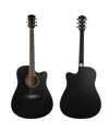 Trademark Global Hey Play 41" Acoustic Guitar Kit With Case In Black