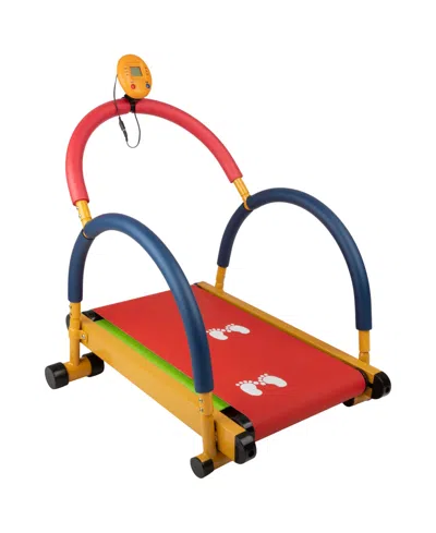Trademark Global Hey Play Kids Exercise Equipment Treadmill In Multicolor