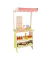 Trademark Global Hey Play Kids Fresh Market Selling Stand In Multi