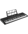 Trademark Global Hey Play Piano Keyboard With Microphone In Black