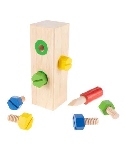 Trademark Global Hey Play Screw Block Toy In Multi