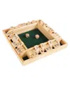 Trademark Global Hey Play Shut The Box Game In Brown