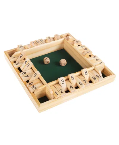 Trademark Global Hey Play Shut The Box Game In Brown