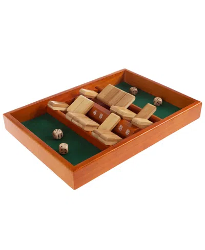 Trademark Global Hey Play Shut The Box Game In Brown