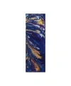 Trademark Global Hilary Winfield 'infusion Blue White' Canvas Art In Multi