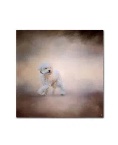 Trademark Global Jai Johnson 'bichon On The Go' Canvas Art In Multi
