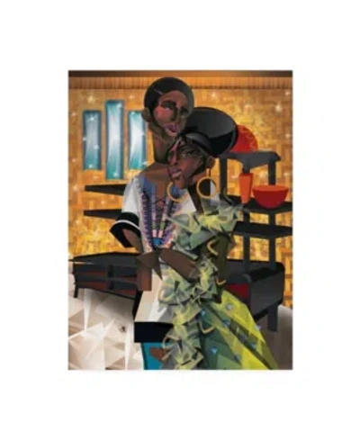 Trademark Global Jaleel Campbel Do You Love What You Feel? Canvas Art In Multi