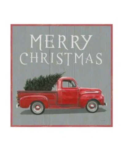 Trademark Global James Wiens Christmas Affinity Xi Merry Christmas Canvas Art In Multi