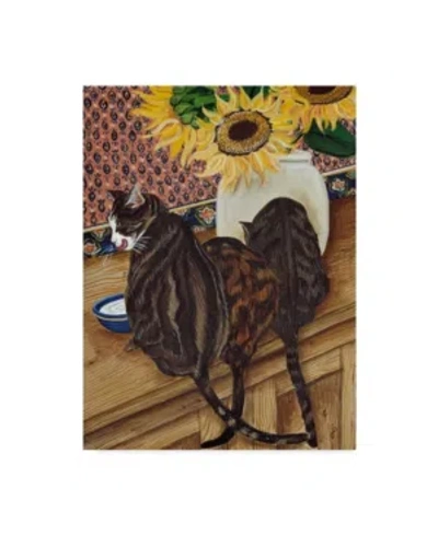 Trademark Global Jan Panico 'kitchen Cats' Canvas Art In Multi