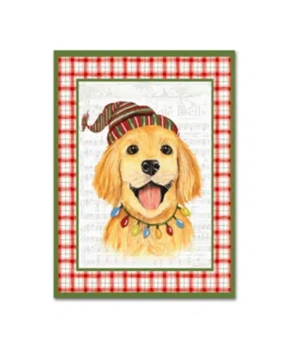 Trademark Global Jean Plout 'christmas Song Dogs 6' Canvas Art In Multi