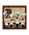 Trademark Global Jean Plout 'french Chefs' Canvas Art In Multi