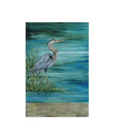 Trademark Global Jean Plout 'great Blue Heron' Canvas Art In Multi