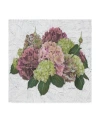 Trademark Global Jean Plout 'hydrangea Vignette Pink' Canvas Art In Multi