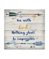 Trademark Global Jean Plout 'rustic Bible Verse 2' Canvas Art In Multi