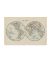 Trademark Global Johnston Johnstons World In Hemispheres Canvas Art In Multi