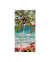 Trademark Global Karen Fields Palm Tree Wimsy I Canvas Art In Multi