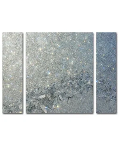 Trademark Global Kurt Shaffer 'frost Pattern Sun Stars' Multi Panel Art Set Large In No Color